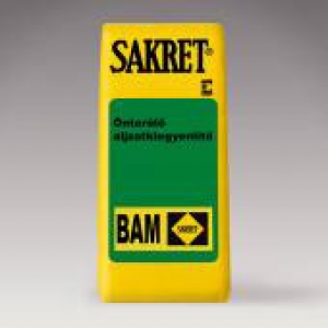 Sakret BAM Önterülő aljzatkiegyenlítő Üllői telepen raklap tételes vásárlás esetén!